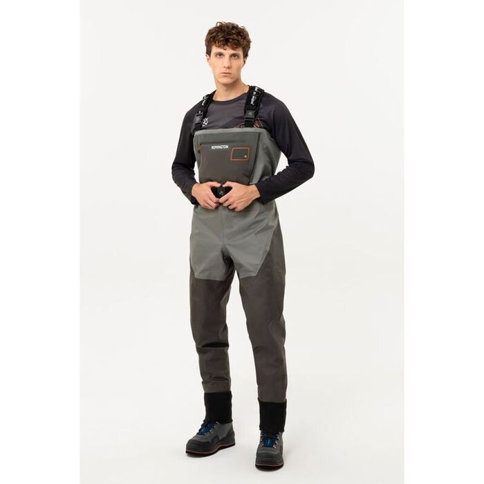 Рыболовные вейдерсы забродные Remington Fishing Rivers Black / Grey