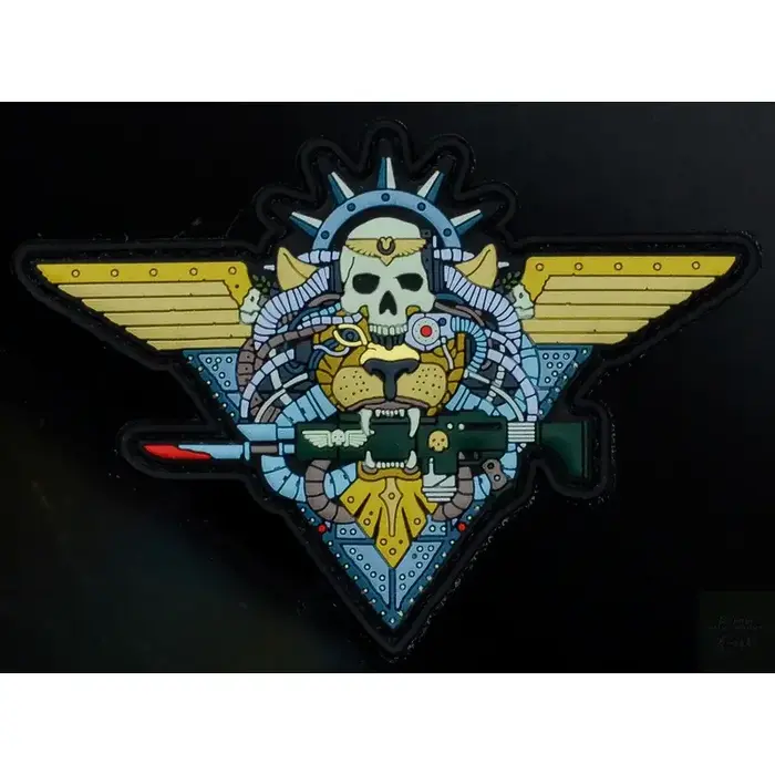 Нашивка, патч "Имперская Гвардия, Астра Милитарум" от Корпуса Вышивания.