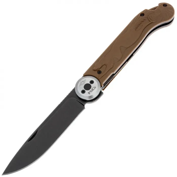 Складной нож Перемен Мысь blackwash 8Cr14MoV, рукоять Brown FRN