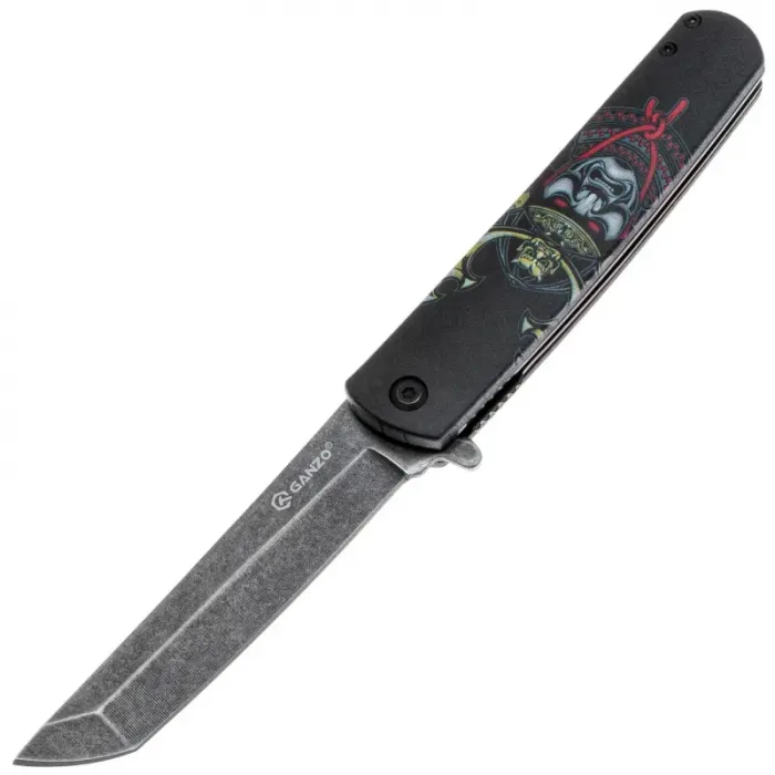 Нож Ganzo G626 Black Samurai cталь 440A рукоять ABS