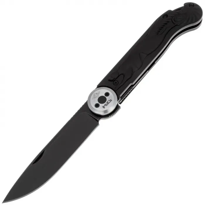 Складной нож Перемен Мысь blackwash 8Cr14MoV, рукоять Black FRN