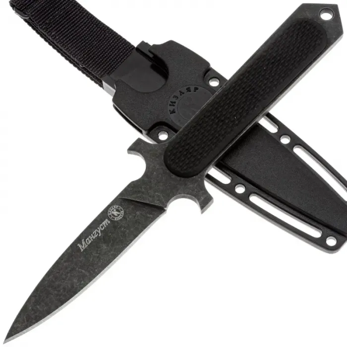 Туристический нож Кизляр Мангуст сталь AUS-8, рукоять эластрон