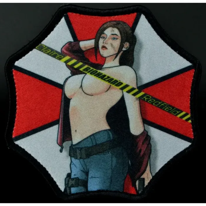 Нашивка, патч "Claire Redfield" тактическая с липучкой.