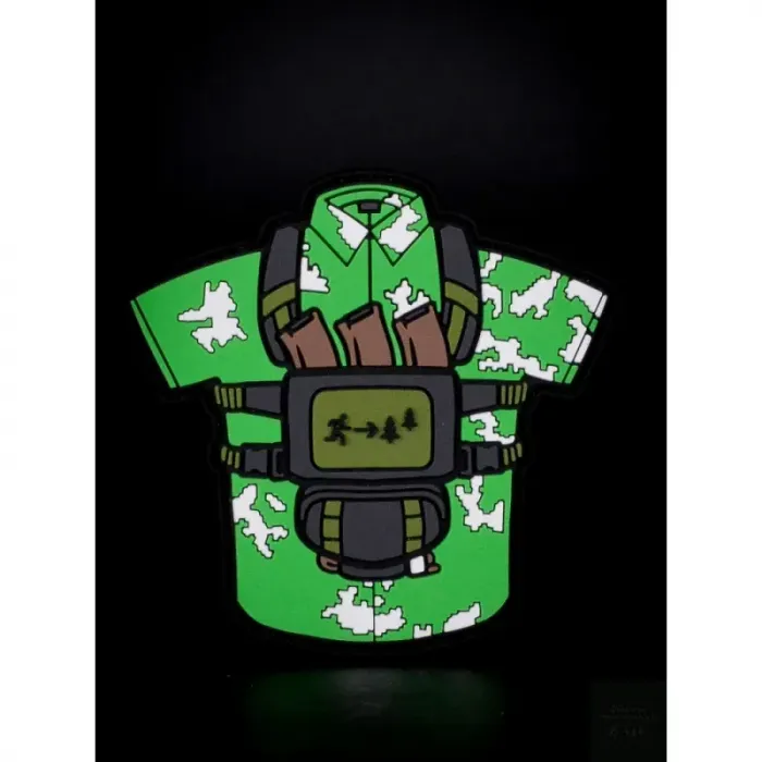 Нашивка, патч "Березка BDU" ПВХ тактическая с липучкой 