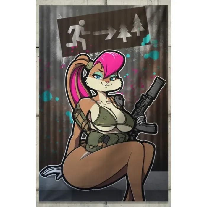 Флаг "Лола" полиэфирный шелк, односторонний, размер большой 75х100 см