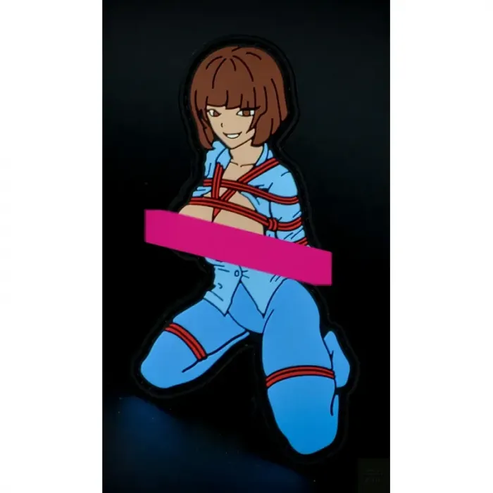 Нашивка, патч "Шибари Шоу" ПВХ тактическая с липучкой 