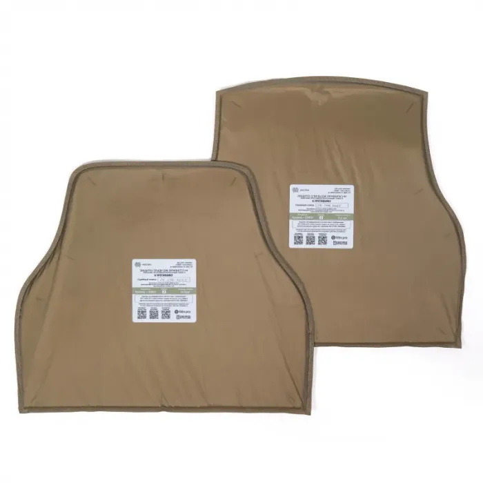 Пакеты противоосколочные грудь/спина БЖ «Архангел — М» С2 (комплект)