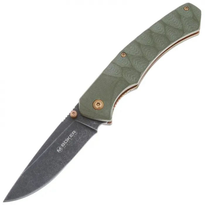 Складной нож Boker Magnum Iguanodon сталь 440A, рукоять Green G10
