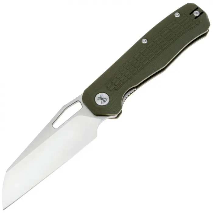Складной нож Ironfly Syperfly satin сталь 14C28N, рукоять Green G10