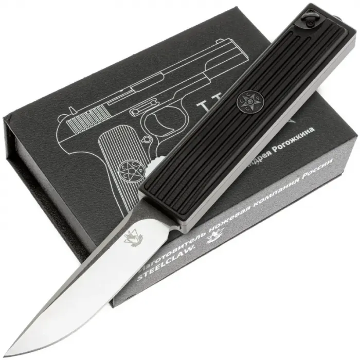 Автоматический нож Steelclaw TT-3 сталь D2, рукоять G10/алюминий