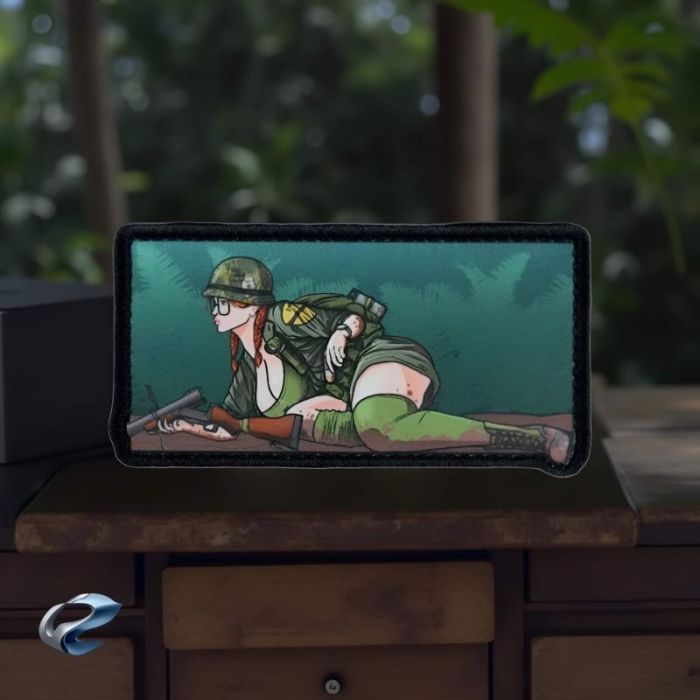 Нашивка, патч "Hailey Lujan" тактическая с липучкой.