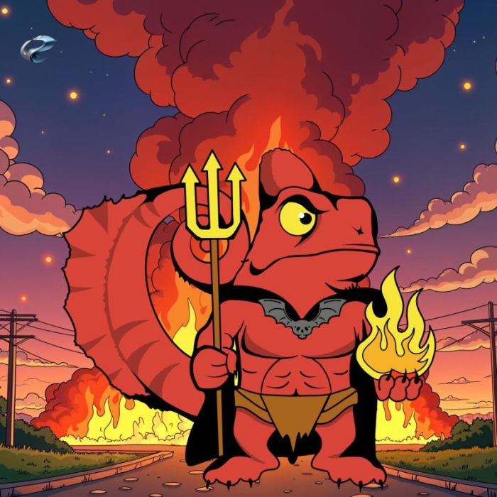 Патч "Lizard Inferno Drakon Artazeus"
