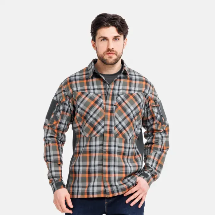 Рубашка Mont Blanc APEX, цвет Olive Plaid