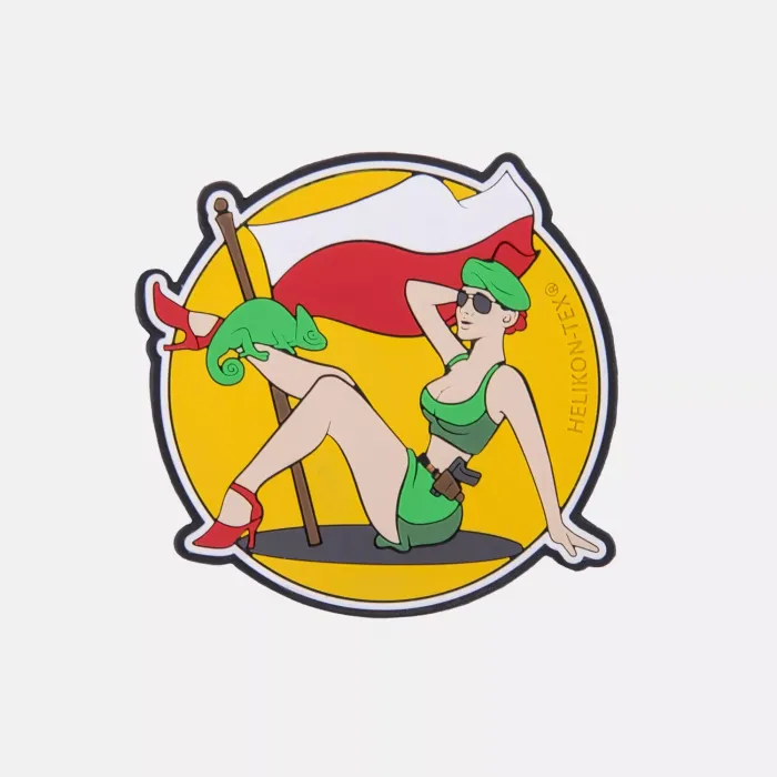 Нашивка для польских девушек в черно-белом цвете (Polish Girls B&W Patch)