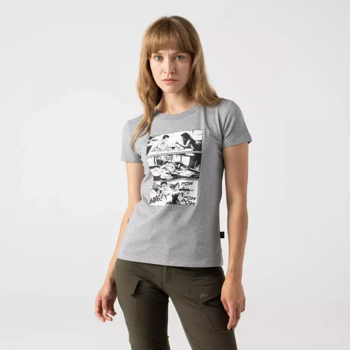 Женская облегающая футболка с принтом «для повседневной носки» (Women's T-shirt Slim (Combat date)) | Helikon-Tex