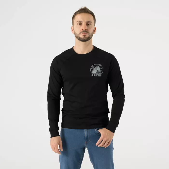 Футболка с длинным рукавом в стиле олдскул (T-shirt Long Sleeve (Old School))