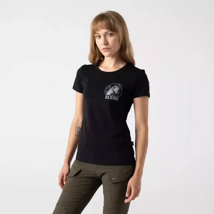 Женская облегающая футболка в классическом стиле (Women's T-shirt Slim (Old school))