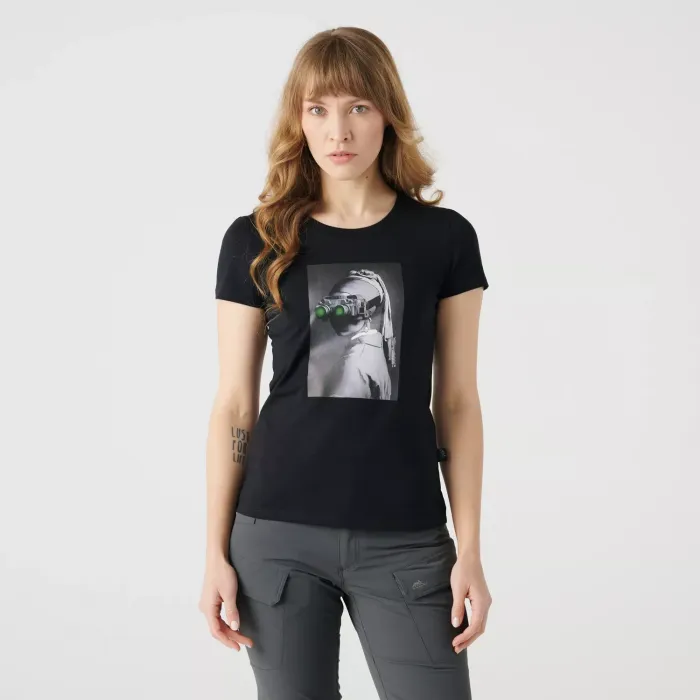 Женская футболка с принтом «NVG Girl» (Women's T-shirt (NVG Girl))