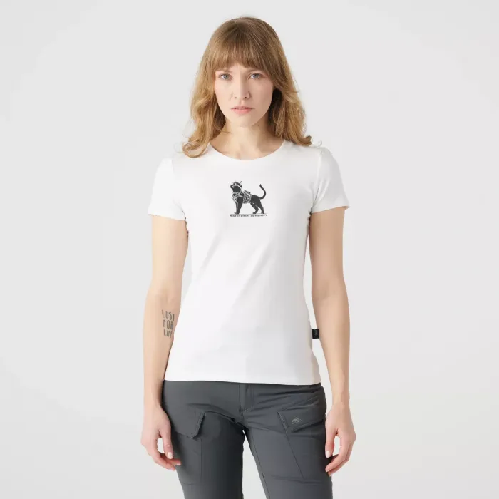Женская футболка с принтом «TactiCat» (Women's T-shirt (TactiCat))