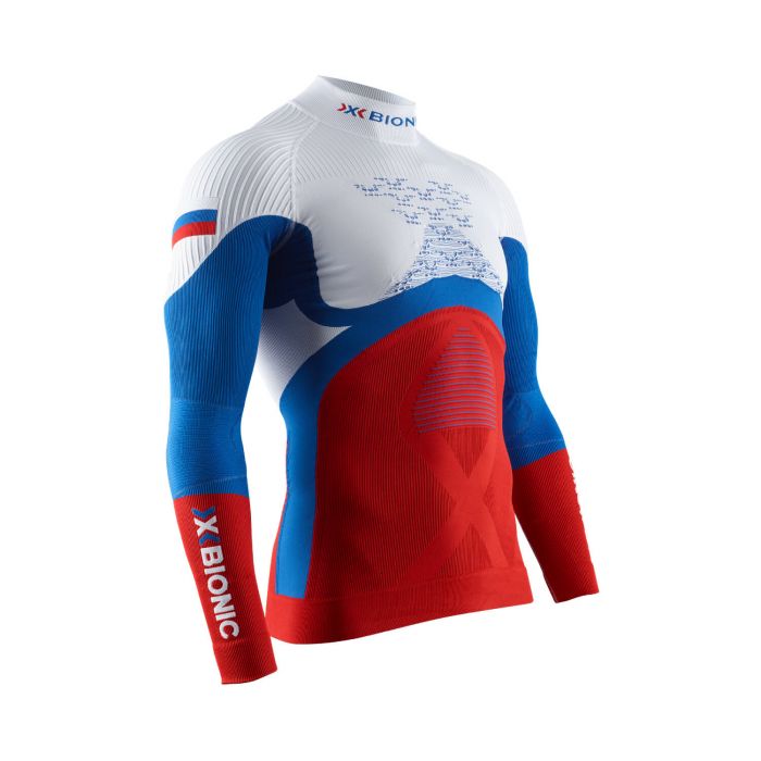 Футболка X-Bionic Energy Accumulator 4.0 Patriot Shirt Turtle Neck Lg Sl Russia