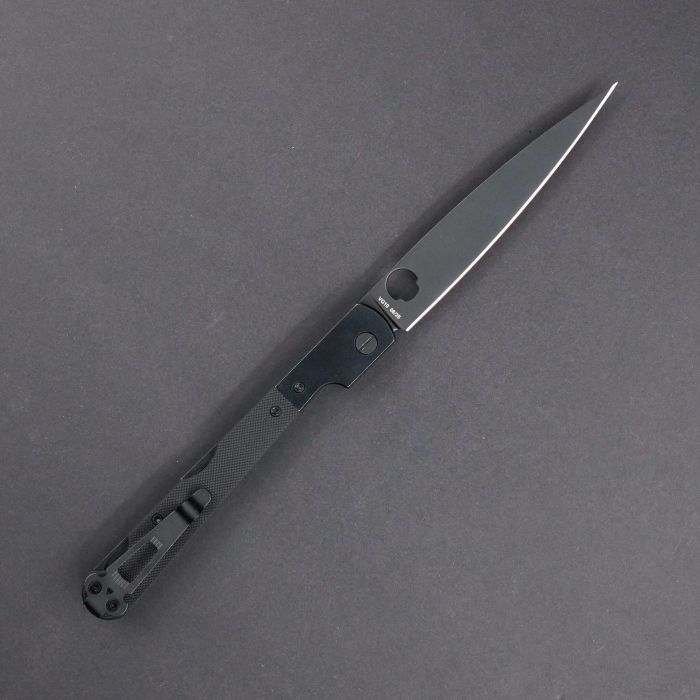 Нож складной Daggerr Corso, blackwash сталь VG-10, рукоять Black G10