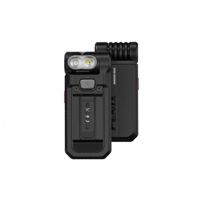 Фонарь Fenix многофункциональный SW05R-RED с красной подсветкой, черный