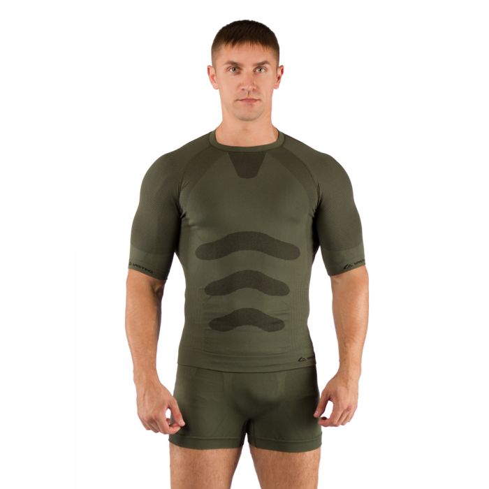 Футболка мужская Abel/ кор. рукав/ синтетика/ зеленый/ L-XL, Abel6262LXL