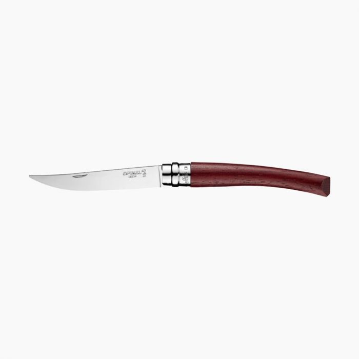 Нож филейный Opinel №10, нержавеющая сталь, рукоять из падука
