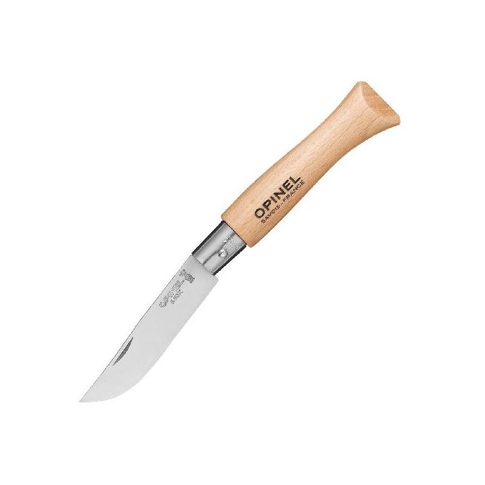 Нож Opinel №5, нержавеющая сталь, рукоять из бука, 001072
