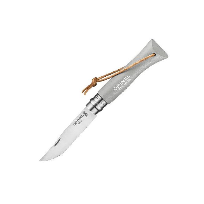 Нож Opinel №6 Trekking, нержавеющая сталь, серый, 002202