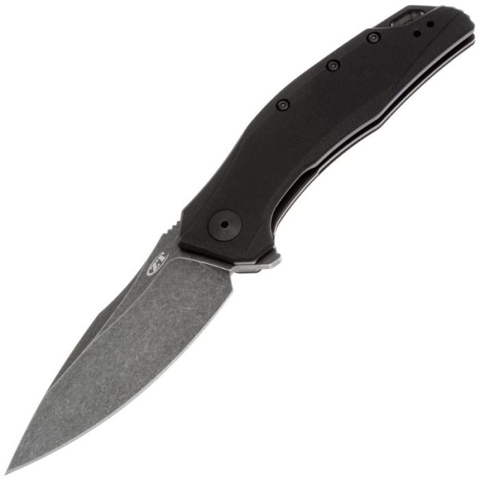 Складной нож 0357BW blackwash сталь S45VN, рукоять G10