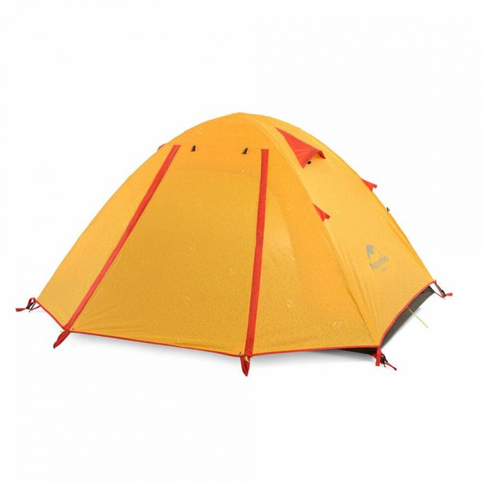 Палатка Naturehike P-Series NH18Z044-P 210T65D четырехместная, оранжевая, 6927595729694