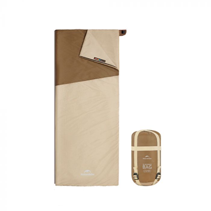 Спальный мешок Naturehike Sunny Day PL01 CNK2550WS026 LW180, коричневый с бежевым, размер