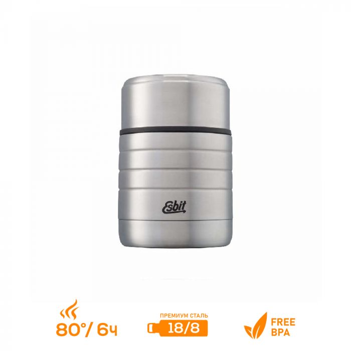 Термос для еды Esbit MAJORIS FJ600TL-S, из нержавеющей стали, стальной,