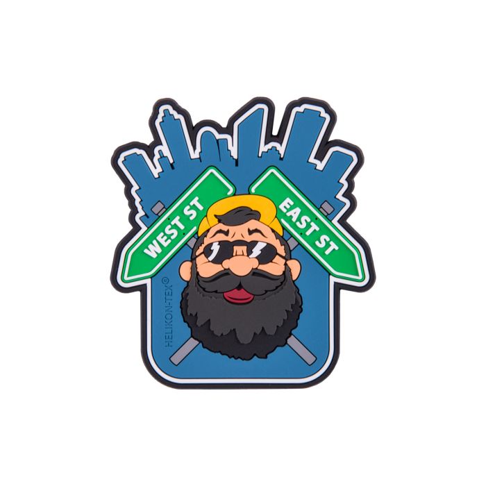 Патч "Beardman Urban" Helikon, цвет Blue