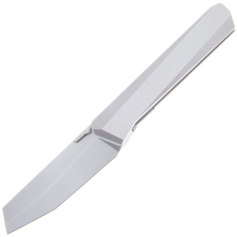 Складной нож Rike Knife Cybertrix A сталь M390, рукоять Gray Titanium