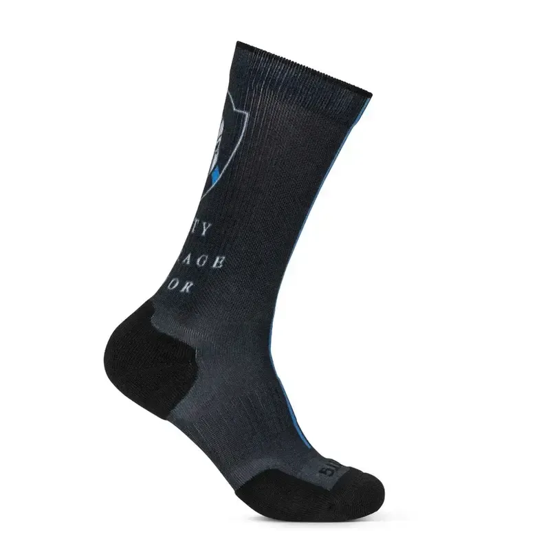Носки 5.11 Sock & Awe Thin Blue Line Spartan