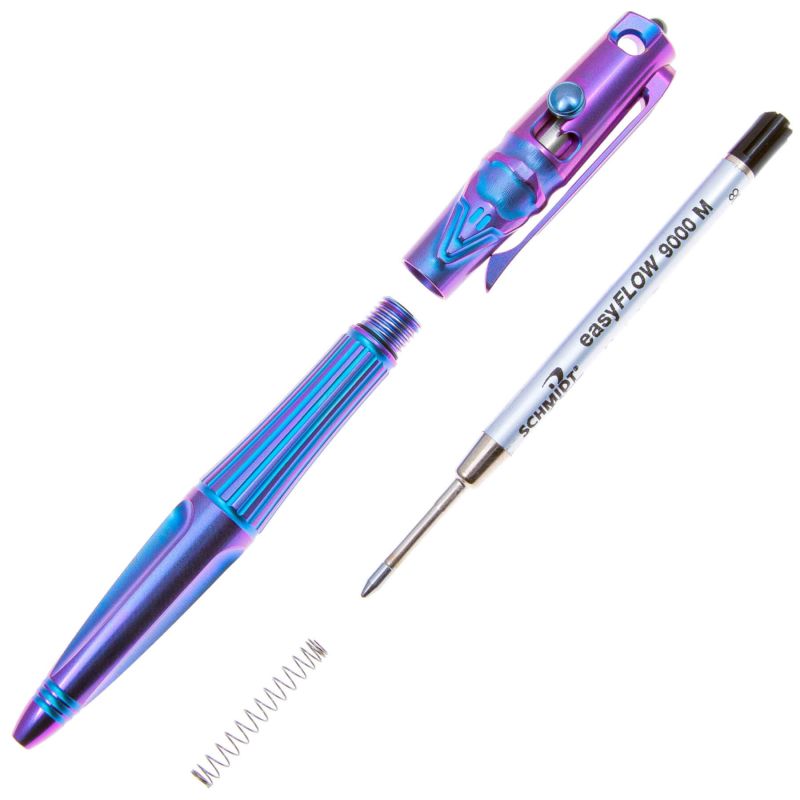 Тактическая ручка Rike Knife TR02 Blue Purple Titanium