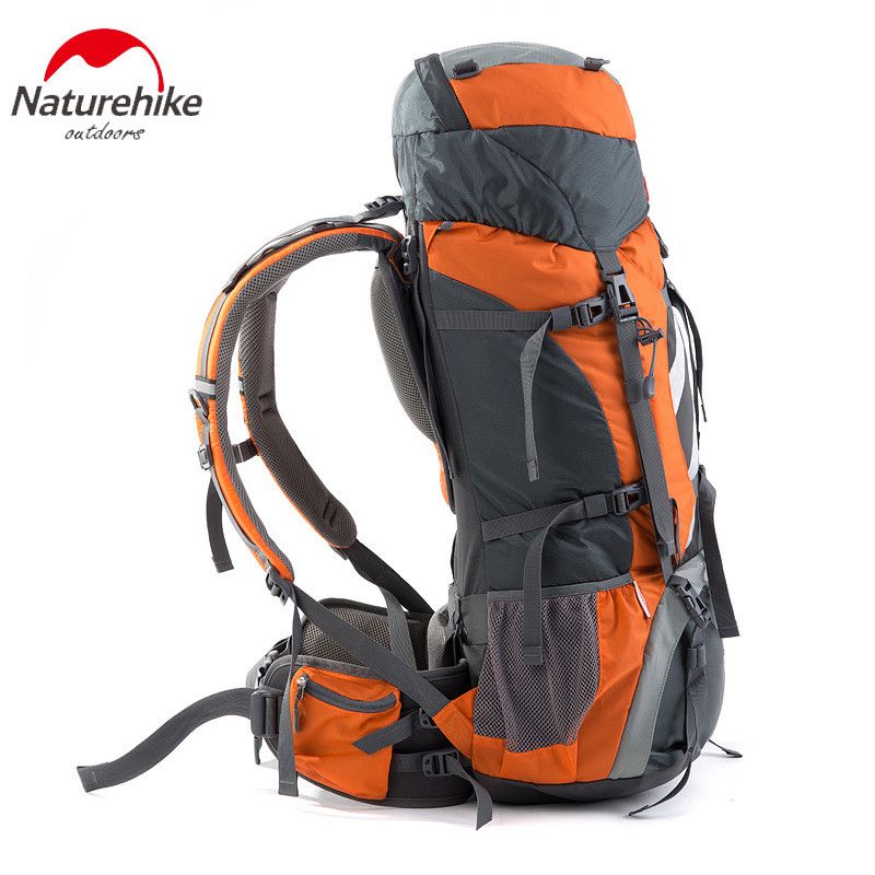 Рюкзак туристический NATUREHIKE Tanfeng Black (70+5 литров)