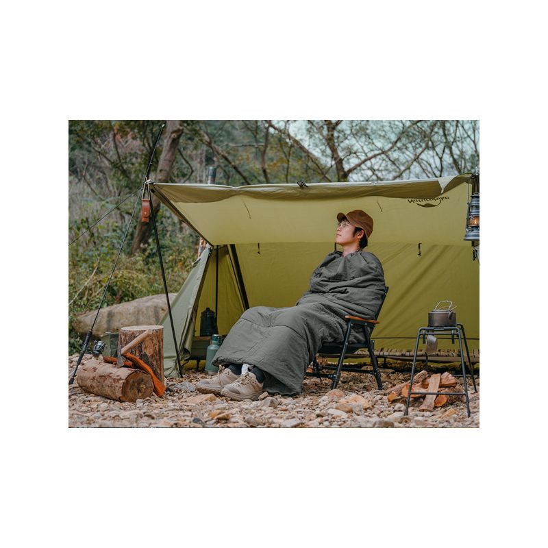 Спальный мешок NATUREHIKE F150 Envelop Cotton Grey