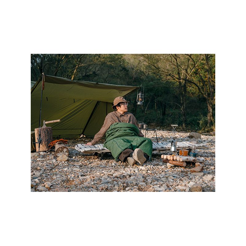 Спальный мешок NATUREHIKE F150 Envelop Cotton Green