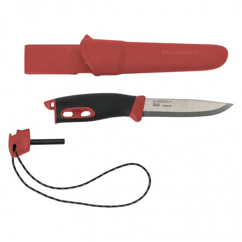 Нож с огнивом MORAKNIV Companion Spark Red