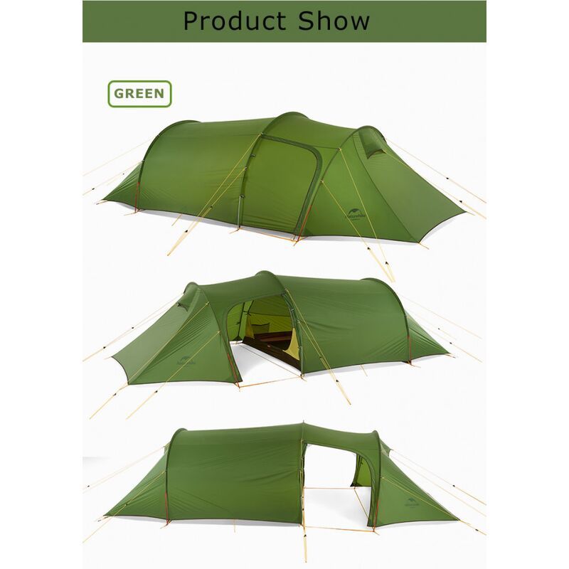 Палатка NATUREHIKE Opalus, 3 местная, зеленая