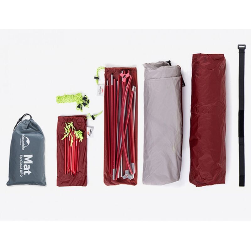 Палатка NATUREHIKE Cloud Up-2 Ultralight, 2 местная, зеленая