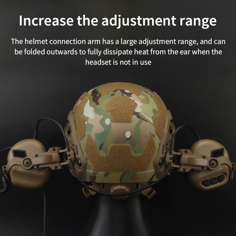 Крепление для наушников EARMOR Plus M16A на шлем (чебурашка)