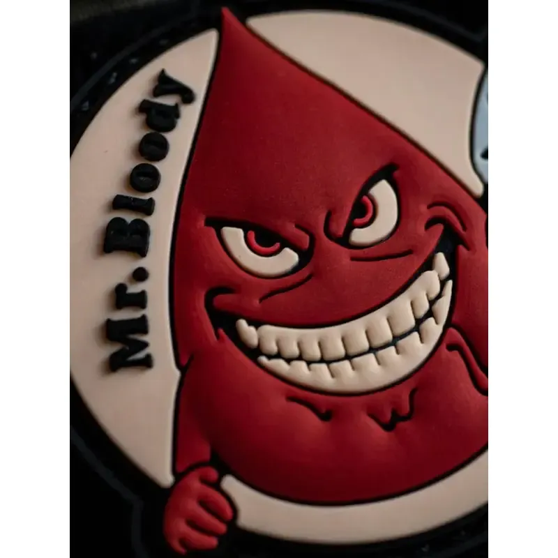Зd ПВХ патч "Mr. Bloody" (Мистер Кровавый)