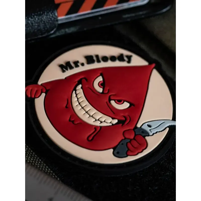 Зd ПВХ патч "Mr. Bloody" (Мистер Кровавый)
