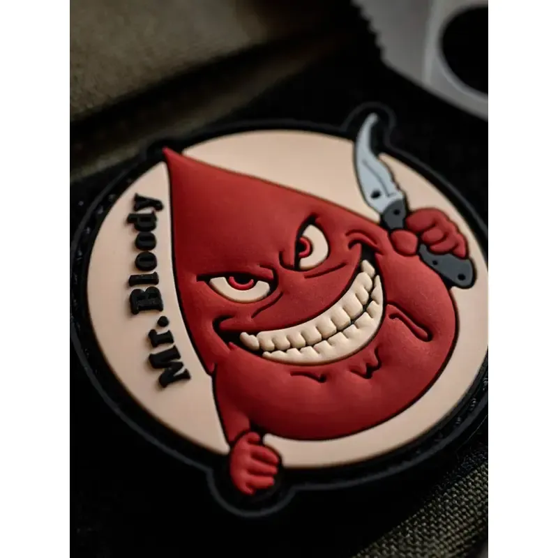 Зd ПВХ патч "Mr. Bloody" (Мистер Кровавый)