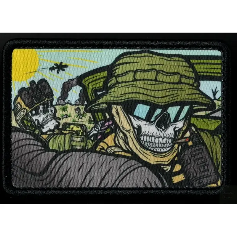 Нашивка, патч "Страх и Ненависть" от Корпуса Вышивания.