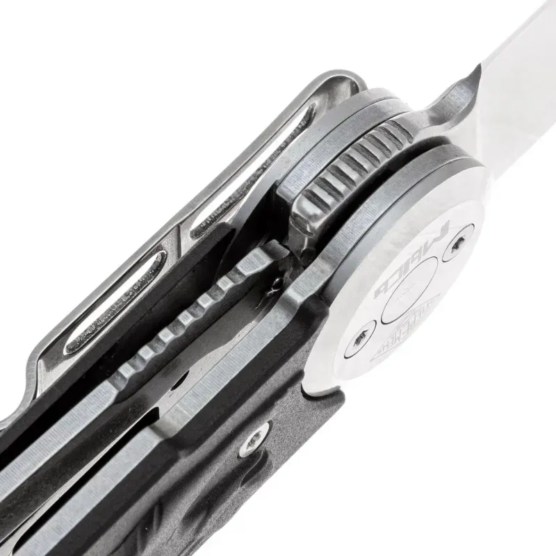 Складной нож Перемен Мысь stonewash 8Cr14MoV, рукоять Black FRN